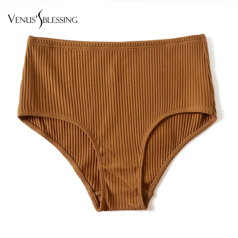 Женские трусики с высокой талией VENUS'S blession из чистого хлопка нижнее белье для