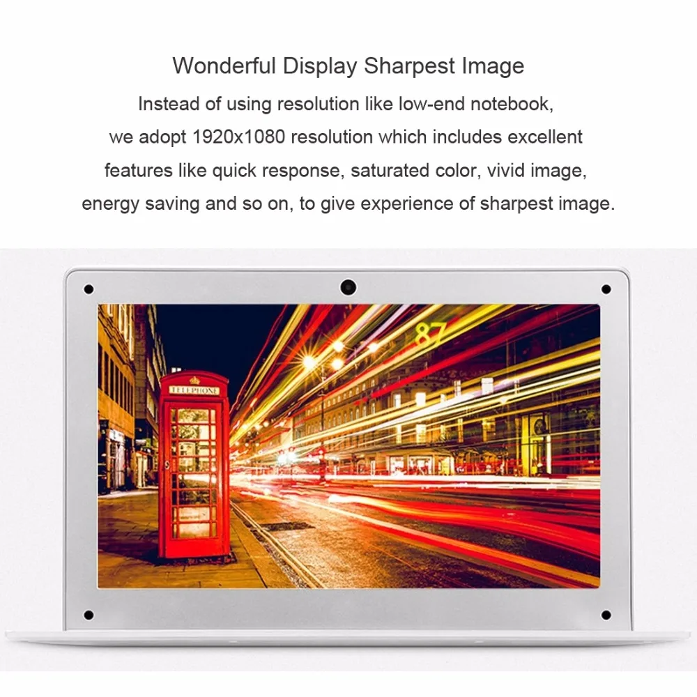 Оригинальный Jumper EZbook 2 Ноутбук 14.1 дюймов Windows 10 процессор Intel Вишня след Z8300 Quad Core 2 ГБ/4 ГБ 64 ГБ 10000 мАч HDMI 1920 х 1080 ноутбук