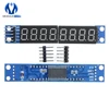 MAX7219 LED de matriz de 8 dígitos pantalla de tubo Digital módulo de Control para Arduino 3,3 V 5 V microcontrolador serie conductor 7-segmento ► Foto 2/6