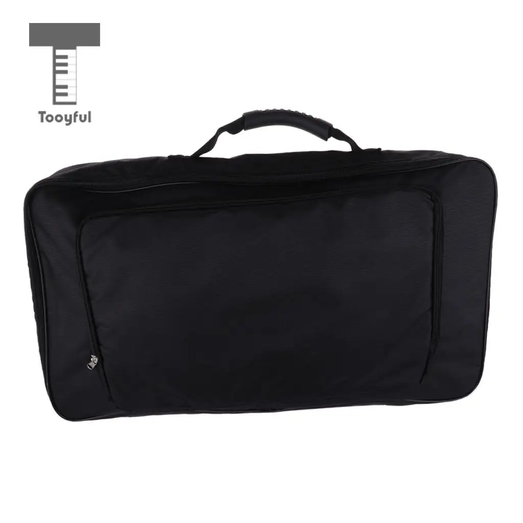 Tooyful Portable Big Storage Case Electric Guitar Effect Pedal Board Bag for Guitar Parts