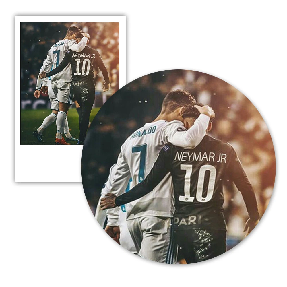 كوبيه دو موند MBAPPE نيمار التربية البدنية الملصقات والمطبوعات من Soccers الرسم على لوحات القماش الجدارية كوادروس باريد Decorativas