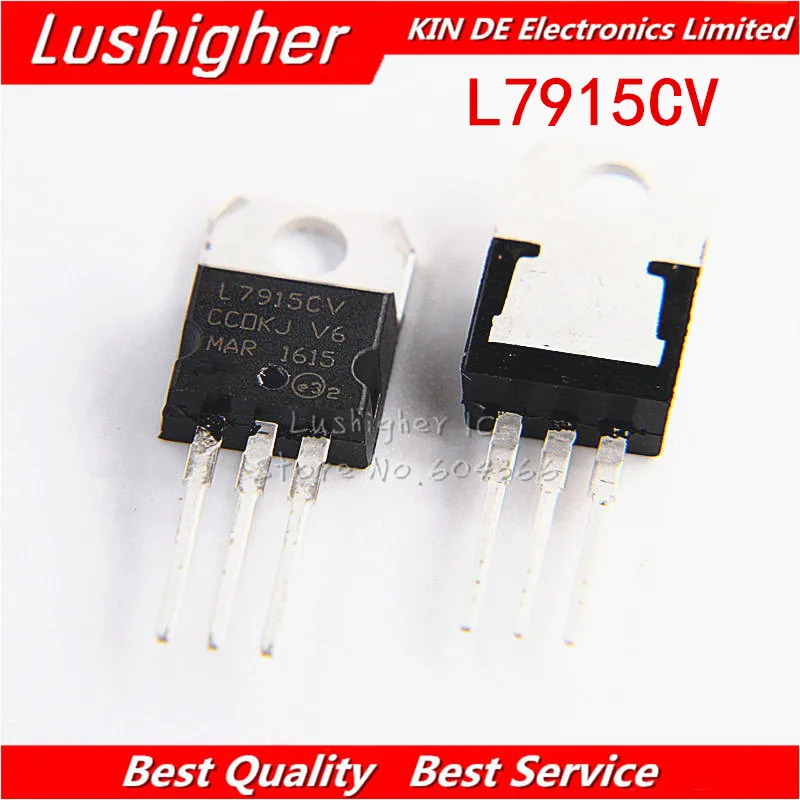 10 шт. L7915CV TO-220 L7915 7915 MC7915 TO220 новый оригинальный | Электронные компоненты и
