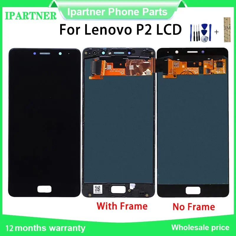 

For Lenovo P2 P2c72 P2a42 LCD Display+Touch Screen Digitizer Assembly Repair Parts For Lenovo Vibe P2 LCD