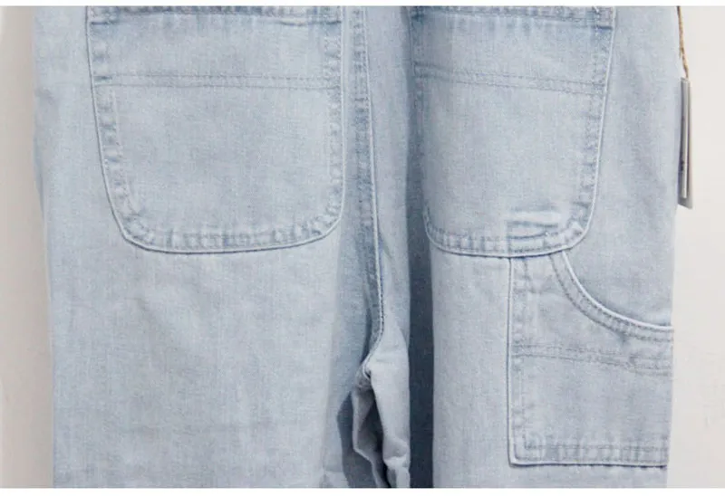 Новое поступление, мужские джинсовые комбинезоны, вареный светильник, синий, плюс размер, джинсовый комбинезон для мужчин, S-5XL