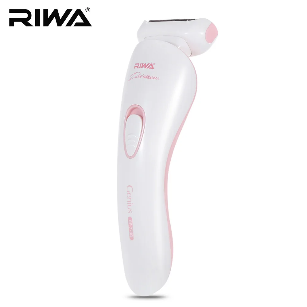 

RIWA Female Electric Shaver Epilator Depilator 3 in 1 Body Hair Remover Cordless Depilation sharp blade Machine For Women Lady