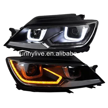 

For VOLKSWAGEN for Lamando LED Head Lamp front light 2014-2015 year for original car with Halogen Version LD