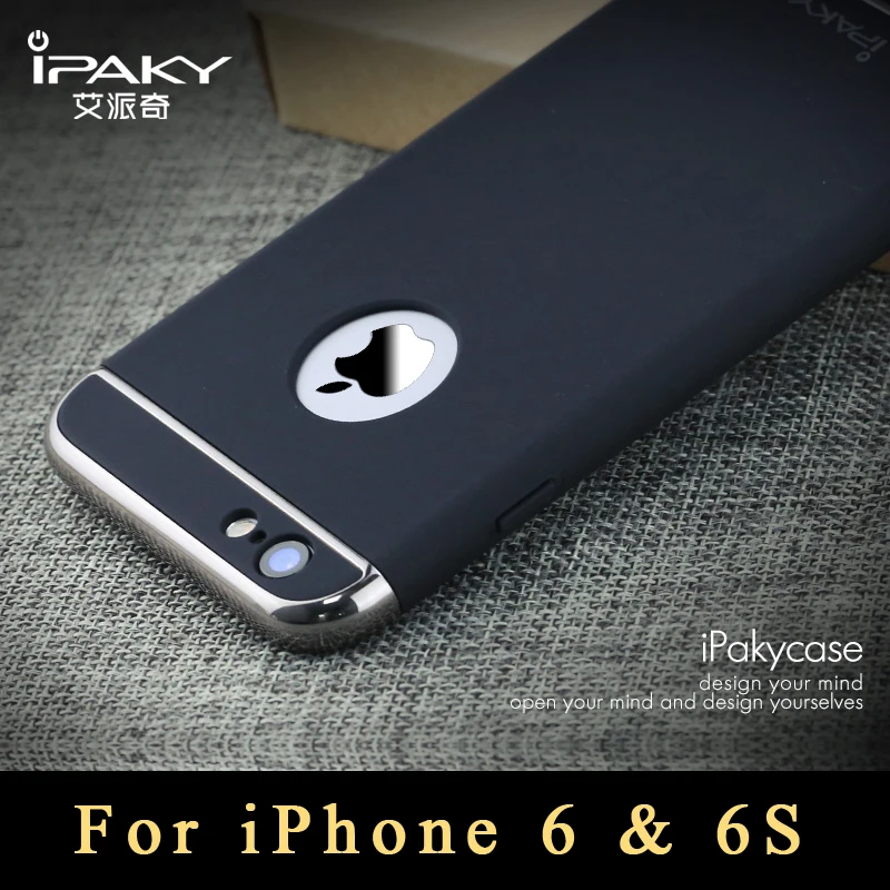 Оригинал бренда iPaky 6 6S Чехол для iPhone6 чехол iPhone plus Роскошный тонкий 3 в 1 шт задняя