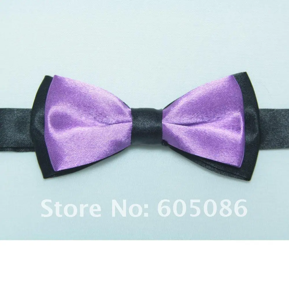 HOOYI new boy's polyester bow ties kids' bowtie Turquoise blue necktie butterfly