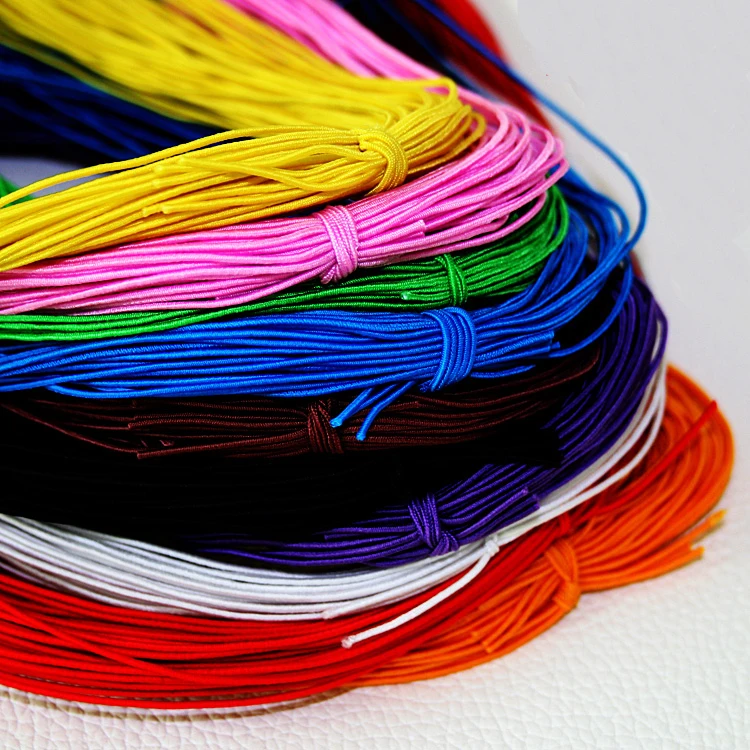 

10 Colors Choice 25meters 1MM Beading Elastic Stretch Cord Beads Cord String Strap Rope Bead Thread For Bracelet DIY