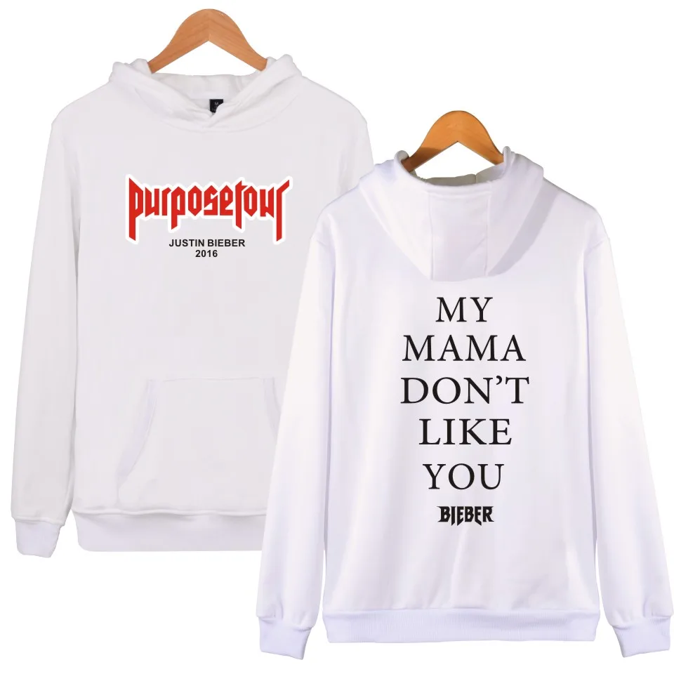 Justin Bieber Purpose Tour 2017 Pop New Style Hoodies Sweatshirts Men/Women Cotton Fashion Plus Size 4XL Streetwear Clothes