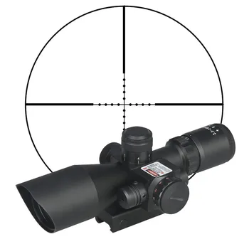 

Hunting Rifle Scope 2.5-10x40e Red&Green Illuminated Crosshair Sniper Gun Optics Sight Riflescopes Electro Red Dot Sight