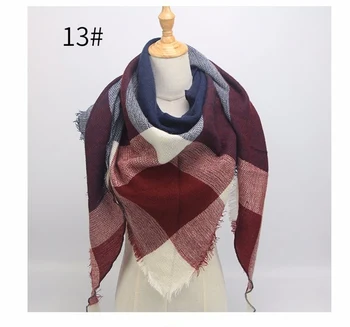 

Oversize New Fashion Winter Scarf Women Triangle Warm Plaid wrap Shawls Ladies Cashmere Scarves pashmina bandanna wraps female