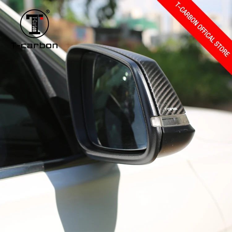 T-carbon Carbon Fiber Cover Style Mirror Covers for BMW f30