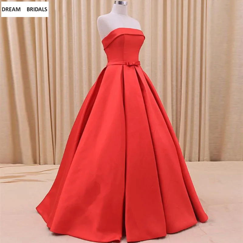 Red Long Formal Evening Dresses Abiye Gece Elbisesi 2019 Couture Robe De Soiree Sleeveless Pleat Ruched Prom Party Dresses  (1)