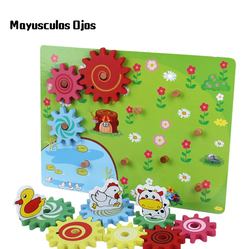 

1PC Wooden Children Toy Animals Game Combination Paired Assembled Animals Educational Toys