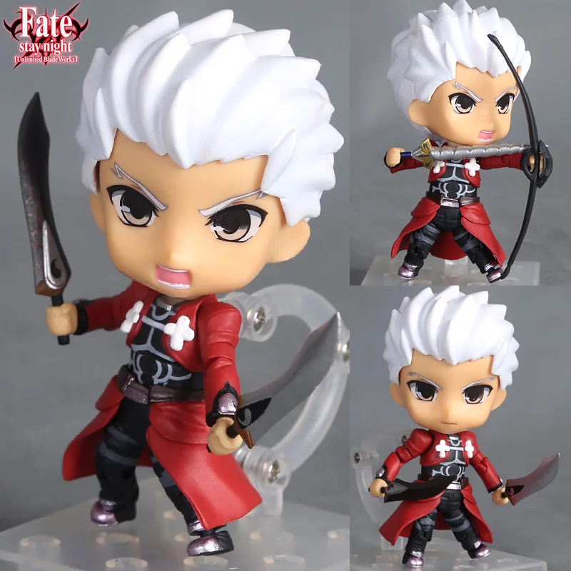

Fate/Stay Night Servant Emiya Archer Cute Nendoroid #486 PVC Action Figure Toy Model Collection