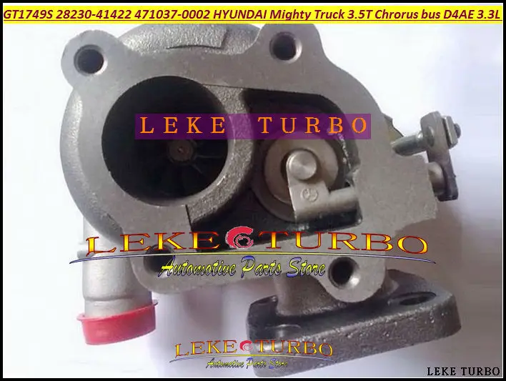 GT1749S GT17 28230-41422 471037-0002 For Hyundai Mighty Truck 3.5TChrorus bus 1995-1998 D4AE 3.3L 100HP Turbo Turbine Turbocharger (6)
