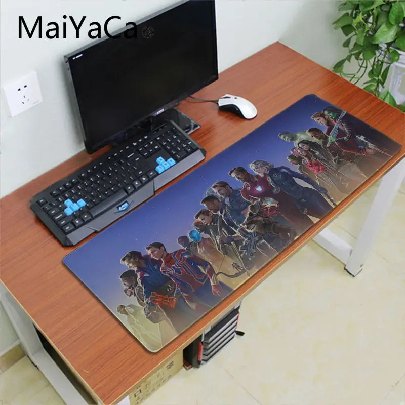 Lock Edge 30x80cm Maiyaca Мстители эндшпиль уникальный настольный коврик игровой коврик для мыши ноутбук ПК игровой коврик большой коврик для мыши геймер Коврик для мыши - Цвет: Lock Edge 30x80cm