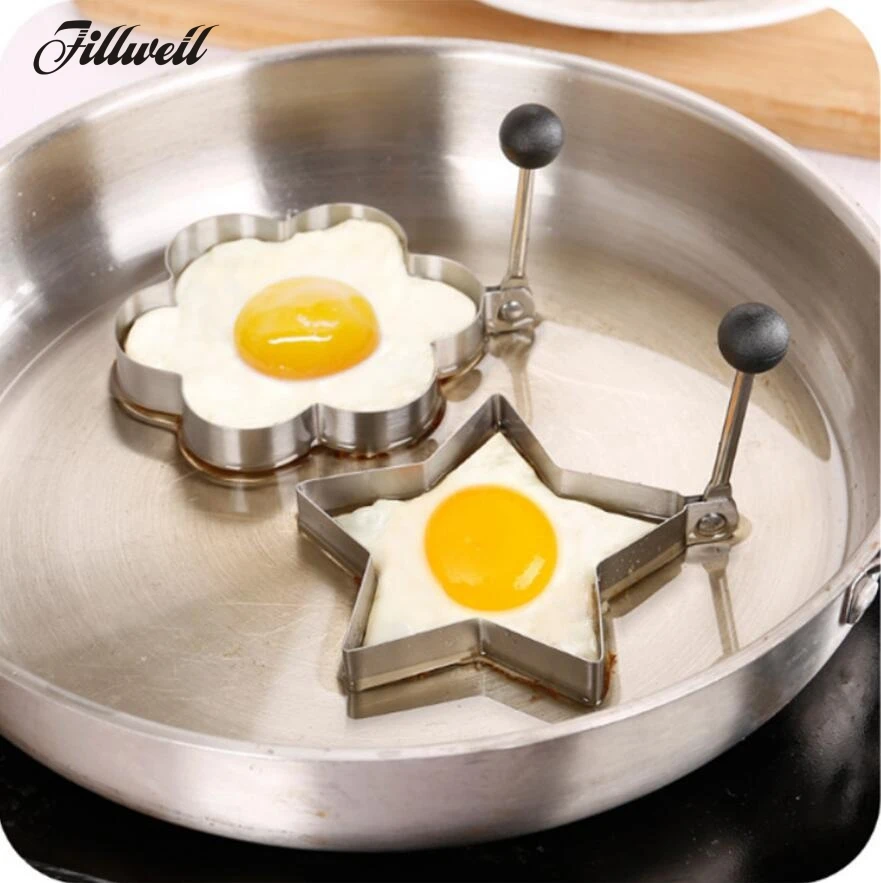 Thickening Stainless Steel Omelette Device DIY Food Fried Egg Mold