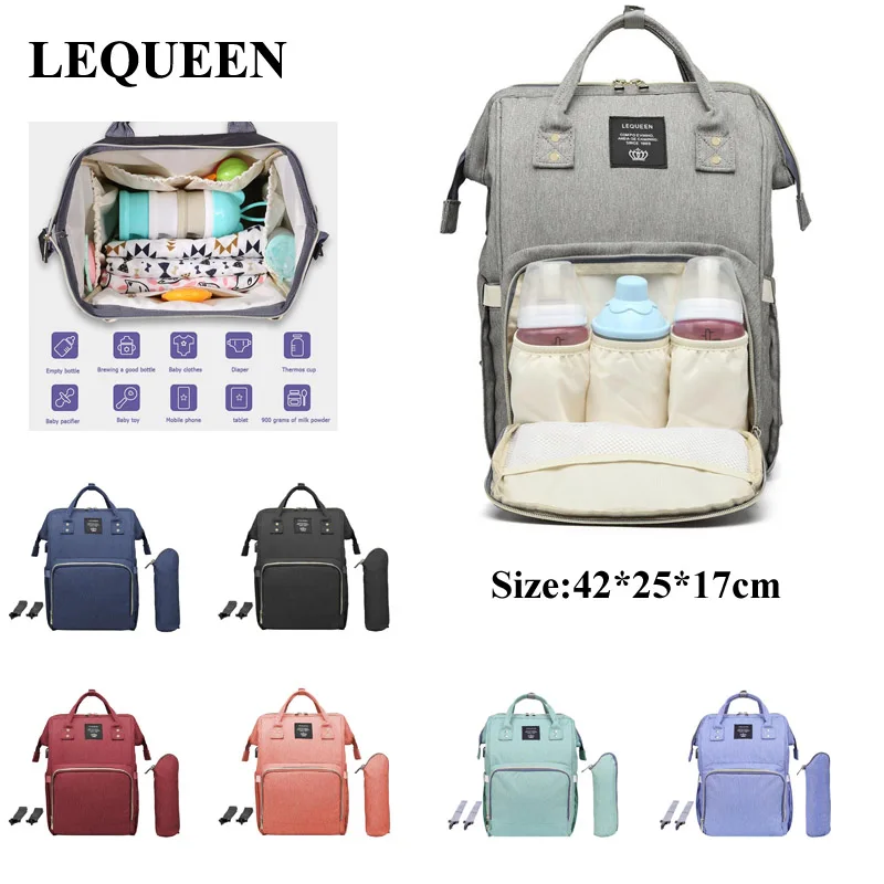 LEQUEEN Mummy bag USB Diaper Bag Baby Care Large Capacity Mom Backpack Mummy Maternity Wet Bag Waterproof Baby Pregnant Bag LEQUEEN Mummy bag USB Diaper Bag Baby Care Large Capacity Mom Backpack Mummy Maternity Wet Bag Waterproof Baby Pregnant Bag