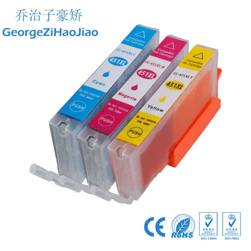 

470XL 3PCS CMY Compatible Ink Cartridge for Canon PGI470 470XL PIXMA MG6840 MG5740 TS5040 TS6040 Printer