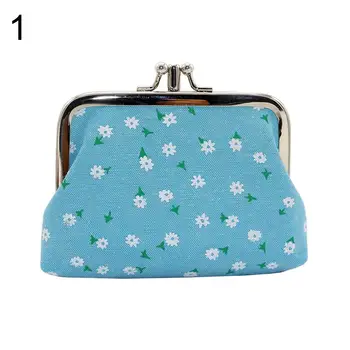 

4 inch Fashion Double Layer Handbag Coin Case Holder Sunflower Purse Mini Wallet porte monnaie femme small Coin Bag For women
