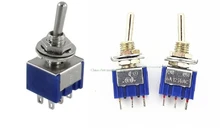 

10Pcs High quality Blue ON-ON / ON-OFF-ON Latching Mini Toggle Switch AC 125V/6A 250V/3A
