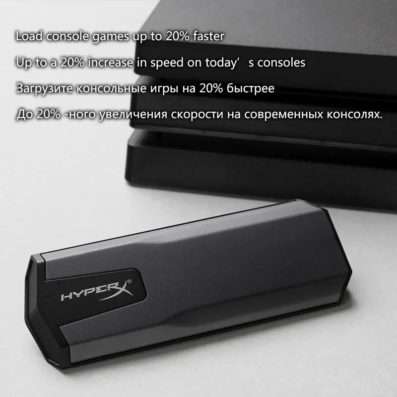 Kingston HyperX внешний твердотельный накопитель 480 Гб Hdd 960 ГБ 3D NAND USB 3 1 Портативный SSD