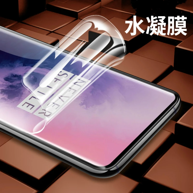 Мягкая Гидрогелевая пленка Mzxtby для Oneplus 6 6T 5 5T 3 3T 1 + Полное покрытие клеем 10D защита