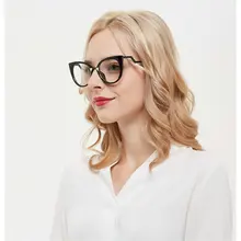 MINCL/новые женские круглые очки с кошачьим котом, оправа для очков, женские модные очки с диоптриями при близорукости, оправа с коробкой NX