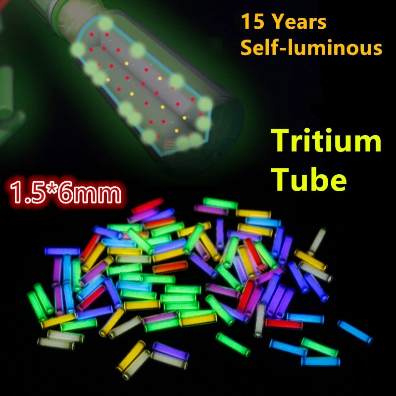 1.5*6 мм DIY 1 шт. газ труба трития самостоятельно световой 15 лет высокотехнологичных продуктов EDC мульти-выбор цвета Аварийное освещение