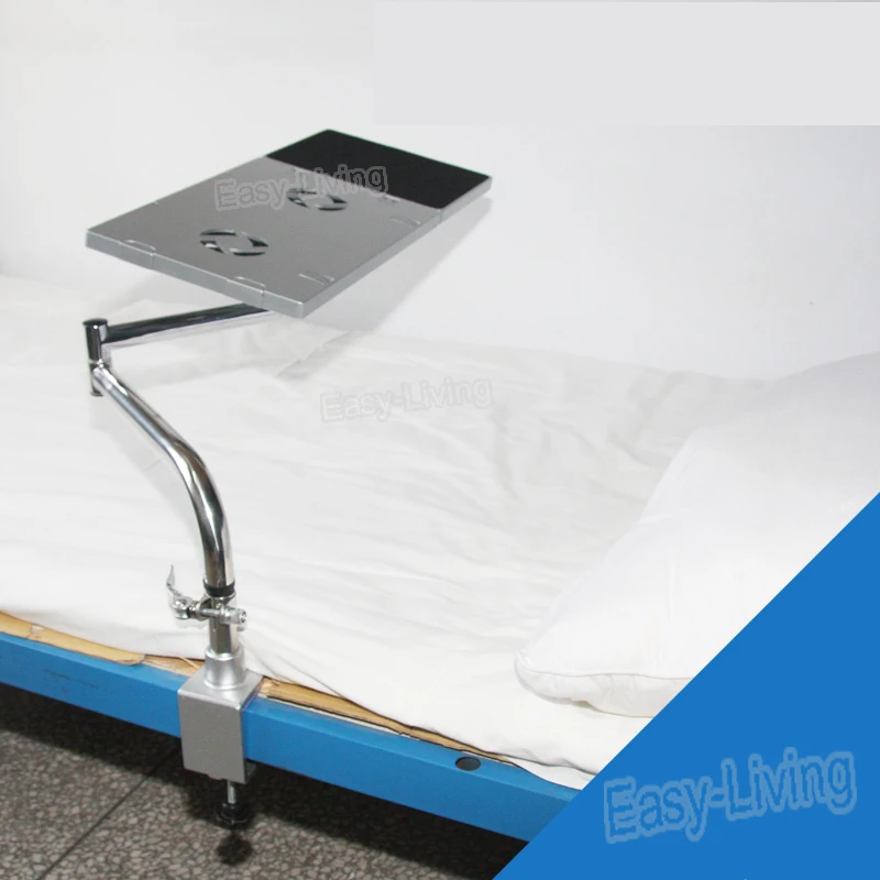 

BL-OK051 Bedside Clamping Lazy Laptop Desk Holder with USB Fan Keyboard Mount Holder+ Mouse Pad Mouse Mat