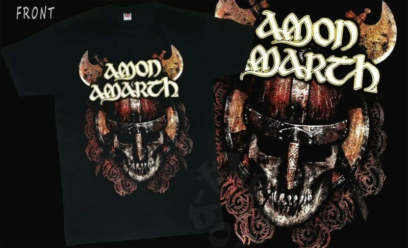 Amon Amarth-Vikings-шведский дэт-метал группа футболка Размеры S до 6XL | Мужская одежда