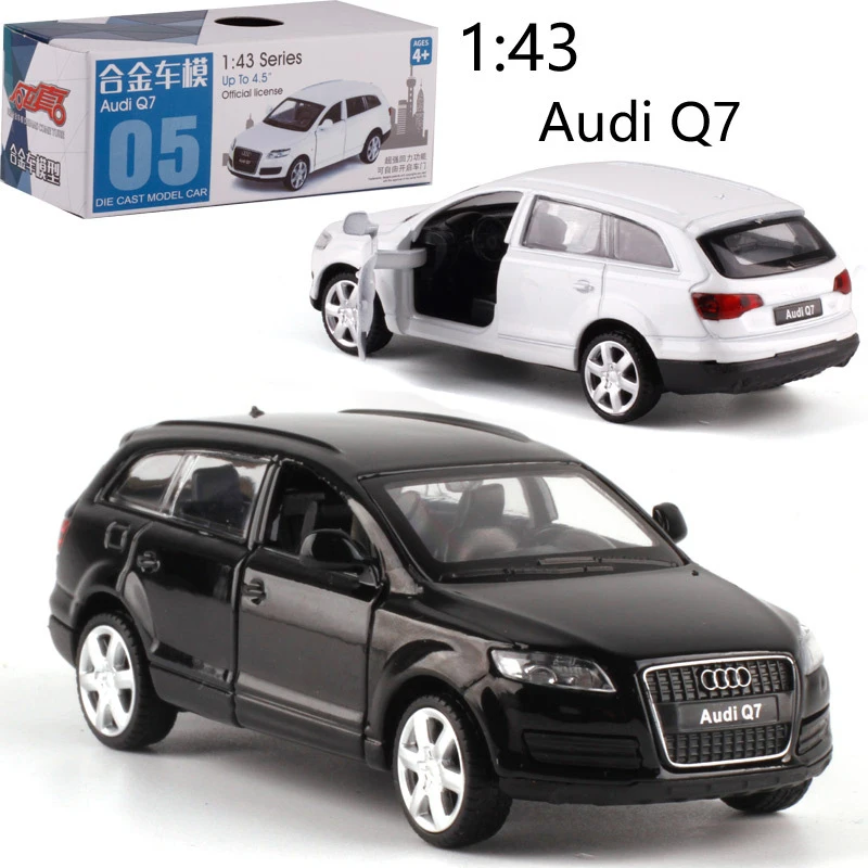 Caipo 1:43 Выдвижной Автомобиль Audi Q7 литая металлическая модель автомобиля для коллекции и подарка и украшения