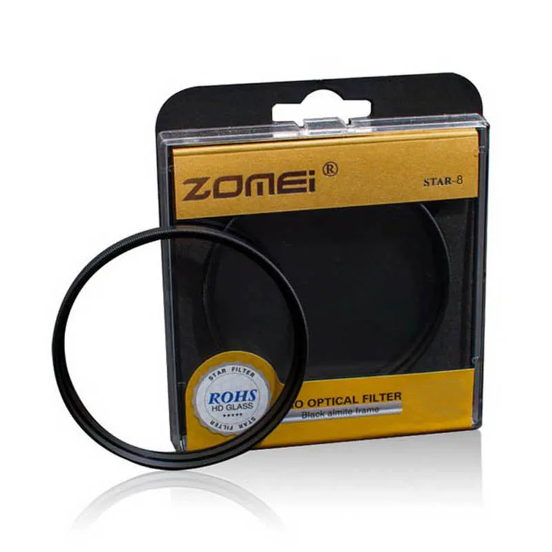 Premium Original Zomei 55mm Professional Star Filter 8 Line Point 8PT
