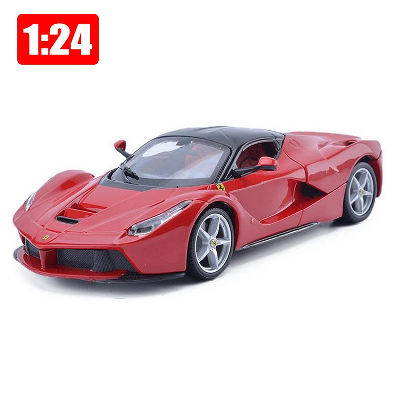 

Bburago 1:24 Alloy Car Static Model Sports Cars FXXK California Steering Wheel Control Front Toys Children Boy New Years Gift