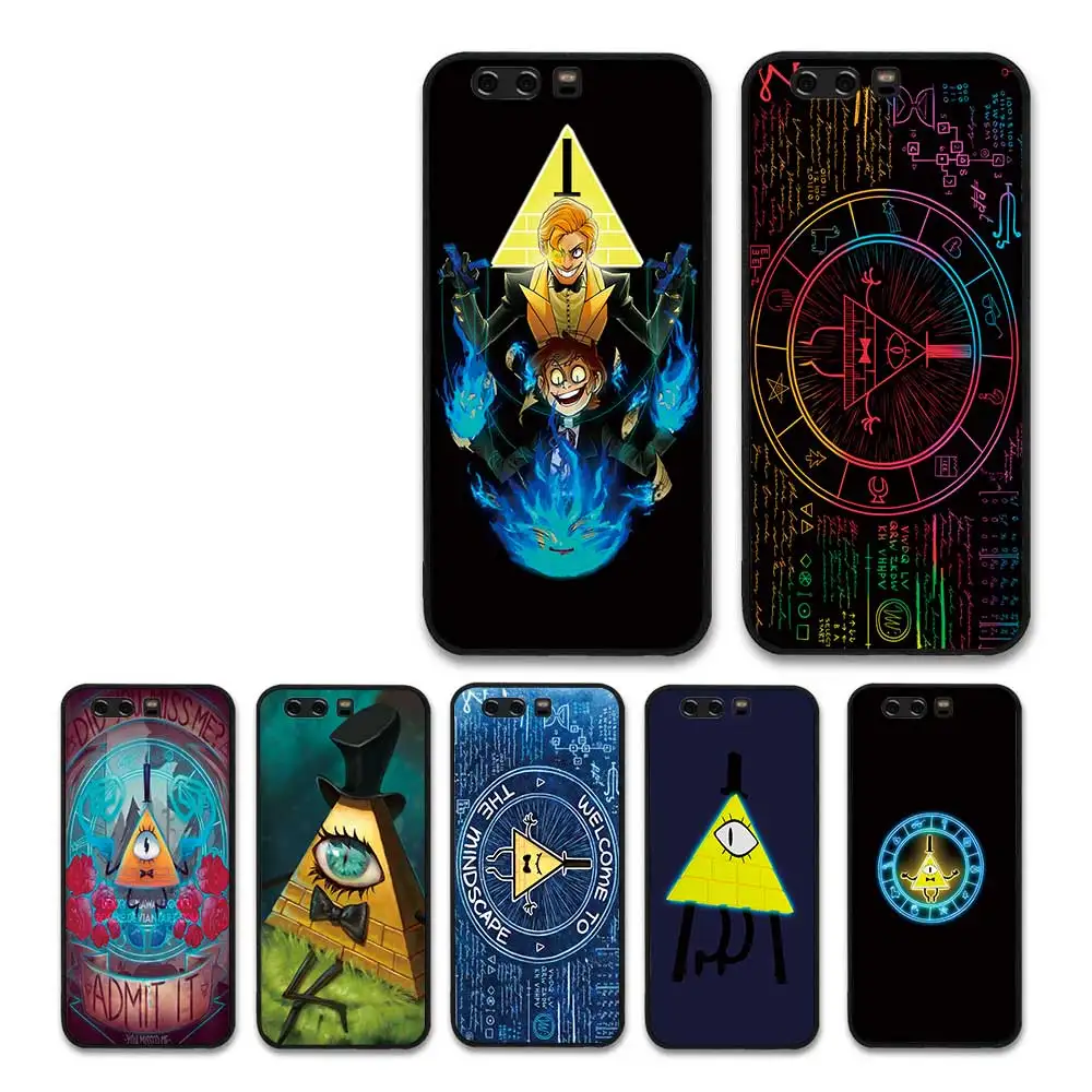 Cute Gravity Falls Bill Cipher shell For HUAWEI P10 lite P20 P30 nova 2 PLUS mate 8 9 10 20 Natural Truth Cases | Мобильные телефоны