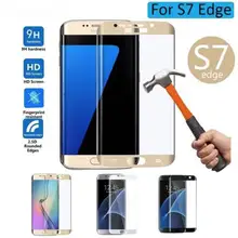 3D Full coverage protective glass on the for samsung galaxy S7 Edge S8 Plus screen protective