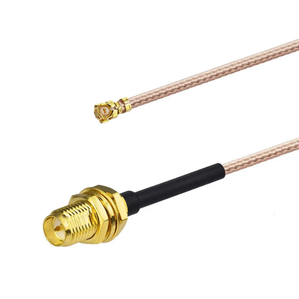 Extension Cord U.FL IPX to RP SMA Female Connector Antenna RF Pigtail
