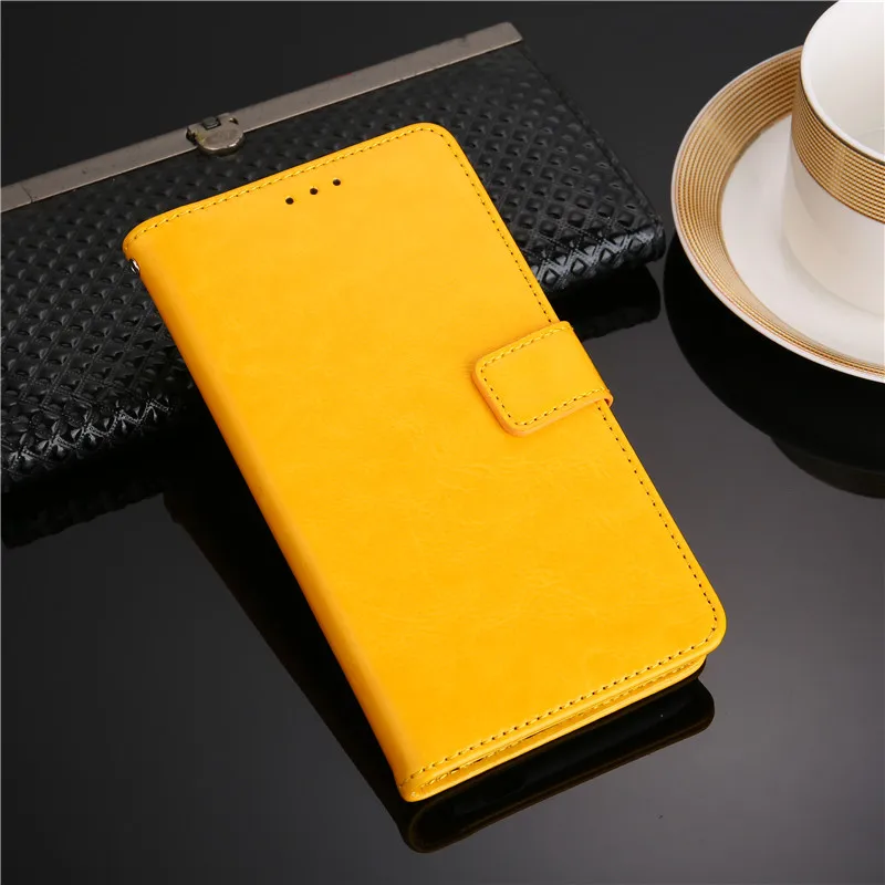 Чехол-бумажник для Micromax Q415, кожаный и силиконовый чехол-книжка для Micromax Canvas Pace 4G Q415 Q 415, чехол fundas - Цвет: yellow