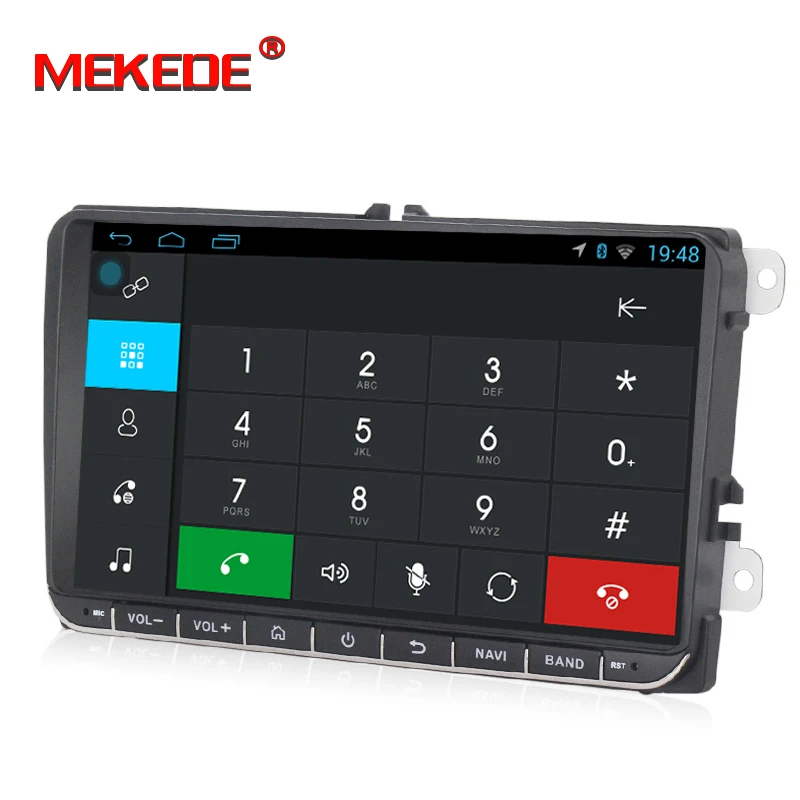 Top 9inch Android HD1024*600 Car radio multimedia for Volkswagen Skoda Octavia golf 5 6 touran passat B6 polo tiguan GPS Navigation 3