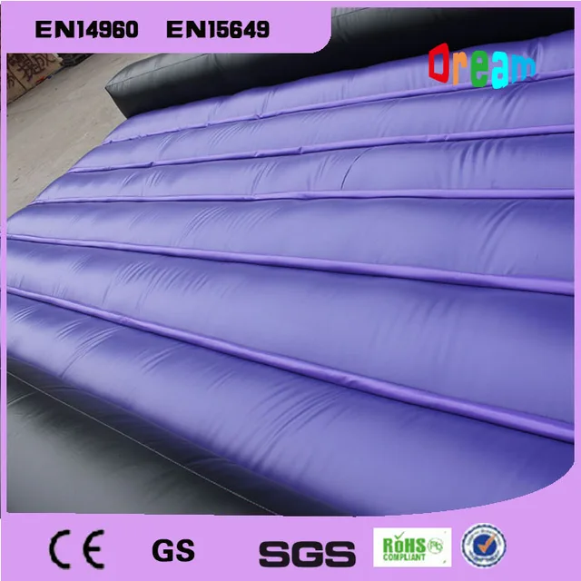 Best price at $1254 Cheap Free shipping!12*2.7m inflatable air mat/inflatable air track tumbing/inflatable trampoline for sale