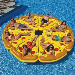 Взрослых надувные пицца Форма Плавание ming кольца с 180X155 см плавает воды кольца для надувной бассейн плавать праздник игрушки Плавание