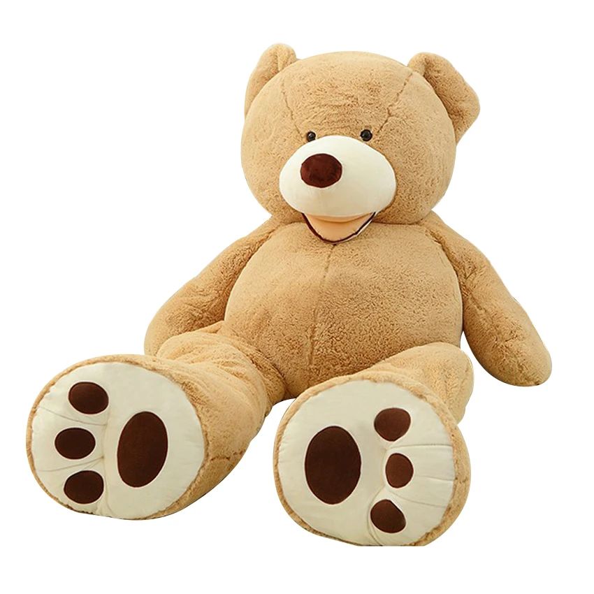 Miaoowa 1pc Huge Size 160cm USA Giant Bear Skin Animal Teddy Bear Hull Coat Super Quality Lovely Plush Toys for Girls Kids Child Miaoowa 1pc Huge Size 160cm USA Giant Bear Skin Animal Teddy Bear Hull Coat Super Quality Lovely Plush Toys for Girls Kids Child