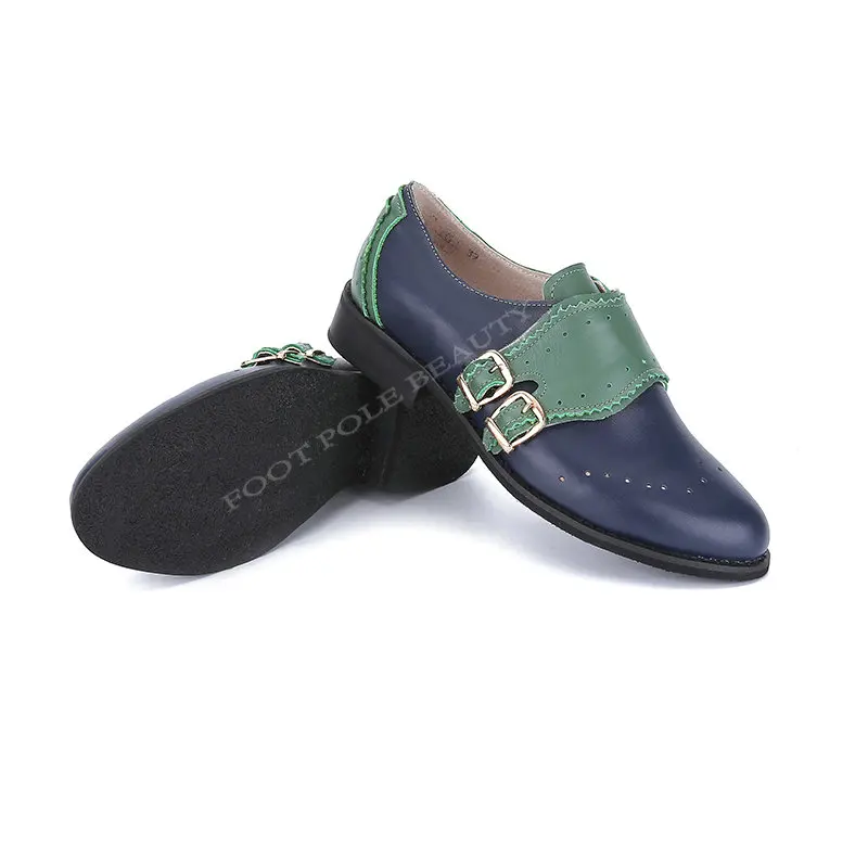 13 Цвет по выбору Ретро/Европейский Американский популярный из натуральной кожи дамские повседневные плоские Обувь Колледж ветер Брок обувь Оксфорд женский