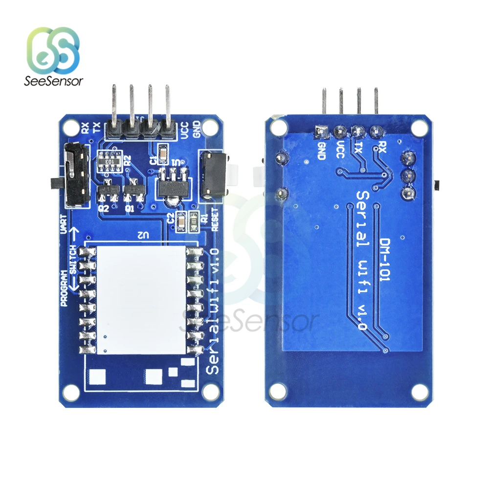 4,5-5 V ESP8266 ESP-07 ESP07 V1.0 WI-FI последовательный адаптер приемопередатчика доска для Arduino