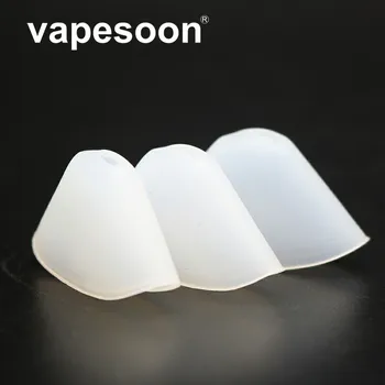 

10pcs vapesoon disposable clean silicon test drip tip cap dustproof anti scald for Sourin drop vape accessories