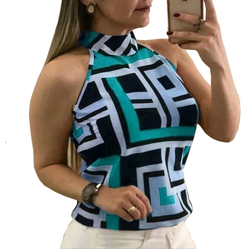 halter peplum top