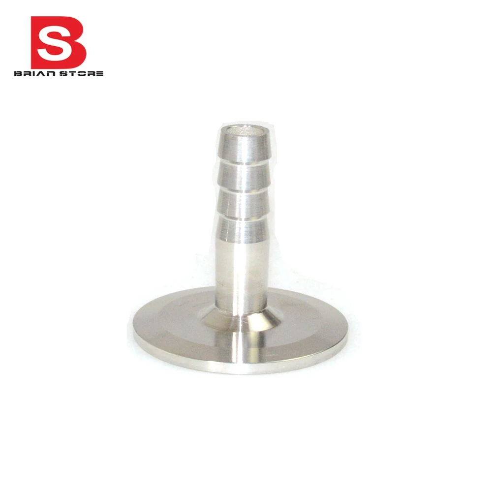 2/" Sanitary Hose Barb Pipe Fitting SUS SS 316 Tri Clamp Type 64MM Ferrule