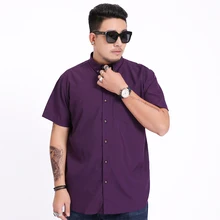 Новая мужская рубашка с коротким рукавом размера плюс 10xl 9xl 8xl 7xl 6xl мужские летние рубашки с коротким рукавом официальные офисные рубашки